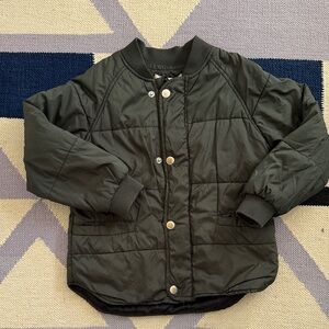 Liewood Kendra Kids Olive Green Quilted Jacket